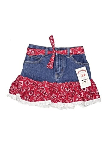 Kiddie Korral Denim Skirt (view 1)