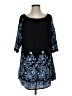 Allison Joy 100% Rayon Blue 3/4 Sleeve Blouse Size S - photo 1