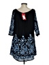 Allison Joy 100% Rayon Blue 3/4 Sleeve Blouse Size S - photo 2