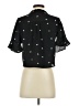 E&M Collection Black Short Sleeve Blouse Size S - photo 2