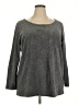 Talbots Outlet Gray Long Sleeve Top Size 2X - photo 1