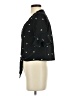 E&M Collection Black Short Sleeve Blouse Size S - photo 5