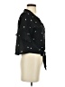 E&M Collection Black Short Sleeve Blouse Size S - photo 4