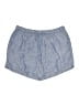 Tahari 100% Linen Chevron-herringbone Blue Shorts Size 3X - photo 1