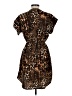 New Glory 100% Polyester Animal Print Brown Casual Dress Size M - photo 2