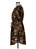 New Glory 100% Polyester Animal Print Brown Casual Dress Size M - photo 5