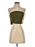 Cider 100% Polyester Green Tube Top Size S - photo 1