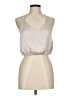 In Style 100% Polyester Tan Sleeveless Blouse Size M - photo 1