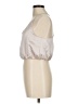 In Style 100% Polyester Tan Sleeveless Blouse Size M - photo 5