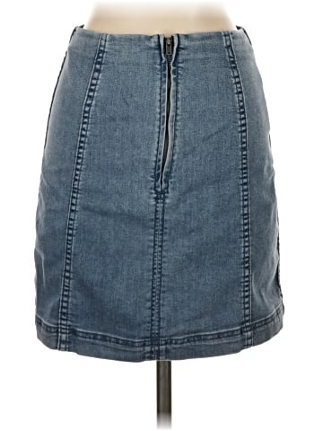 Free People Denim Skirt (view 2)