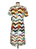 Ronni Nicole Chevron-herringbone White Casual Dress Size L - photo 2