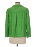 Eccoci 100% Silk Green Silk Blazer Size 8 - photo 2
