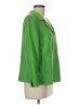 Eccoci 100% Silk Green Silk Blazer Size 8 - photo 4