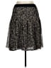 Nine West 100% Silk Paisley Black Silk Skirt Size 10 - photo 2