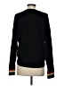27 miles 100% Cashmere Color Block Black Cardigan Size S - photo 2