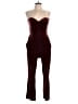 Express Burgundy Jumpsuit Size 12 - photo 1