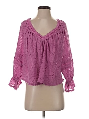 Free People 3/4 Sleeve Blouse (view 1)