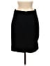 J.Crew 100% Wool Solid Black Casual Skirt Size 4 (petite) - photo 2
