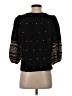 Pilcro 100% Cotton Black 3/4 Sleeve Blouse Size XS - photo 2