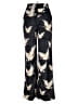 H&M Print Black Casual Pants Size 6 - photo 1