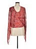 BCBGMAXAZRIA 100% Silk Red Kimono Size M - photo 1