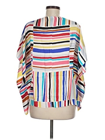 W by Worth 3/4 Sleeve Silk Top (view 2)