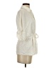 Zara Ivory Short Sleeve Blouse Size XS - photo 4