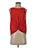 BCBGeneration Red Sleeveless Blouse Size XXS - photo 1