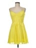 BCBGMAXAZRIA 100% Polyester Yellow Cocktail Dress Size 6 - photo 1
