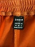 Shein Solid Orange Casual Skirt Size 6 - photo 4
