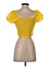Unbranded Yellow Short Sleeve Top Size S - photo 2