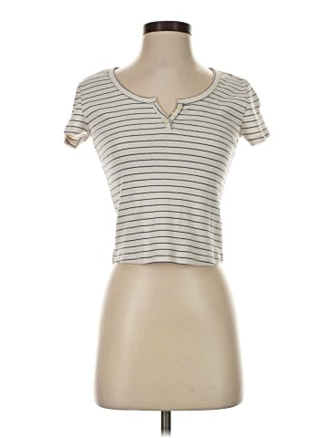 Pink Republic Short Sleeve Henley (view 1)