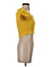 Unbranded Yellow Short Sleeve Top Size S - photo 4
