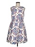 Boden Paisley White Casual Dress Size 8 - photo 1