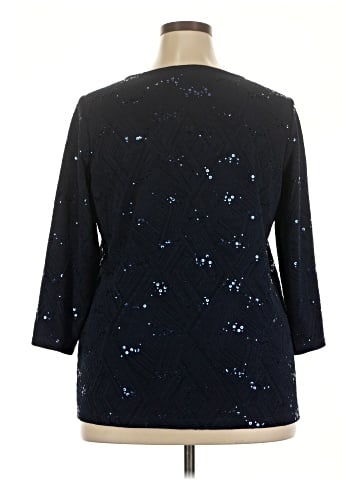 JM Collection 3/4 Sleeve Top (view 2)