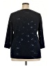 JM Collection Black 3/4 Sleeve Top Size 2X - photo 2