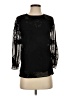 Reiss 100% Polyester Black 3/4 Sleeve Blouse Size 0 - photo 1