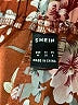 Shein 100% Polyester Floral Brown Shorts Size 25 waist - photo 3