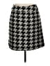 Talbots Houndstooth Black Wool Skirt Size 10 - photo 2