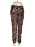 Devlin 100% Polyester Animal Print Brown Casual Pants Size 2 - photo 1