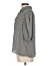 Max Studio 100% Polyester Houndstooth Gray 3/4 Sleeve Blouse Size M - photo 5
