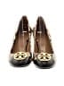 Tory Burch Animal Print Gold Heels Size 7 - photo 2