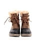 Pawz 100% Leather Brown Rain Boots Size 8 - photo 2