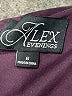 Alex Evenings Black Cocktail Dress Size 6 - photo 7