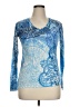 Unbranded Blue Long Sleeve Top Size XL (estimated) - photo 1