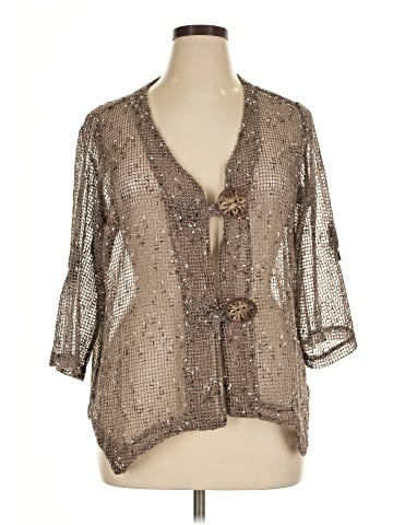 Nina Leonard Cardigan (view 1)