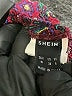 Shein 100% Viscose Print Red Shorts Size 6 - photo 3