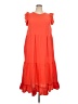 Universal Thread 100% Cotton Orange Casual Dress Size XXL - photo 1