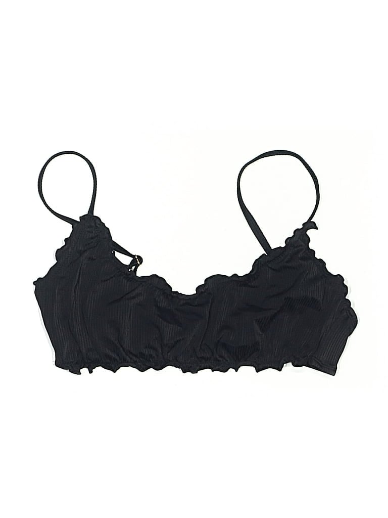 Pre-owned Salt + Cove Swimsuit Top Black Swimwear