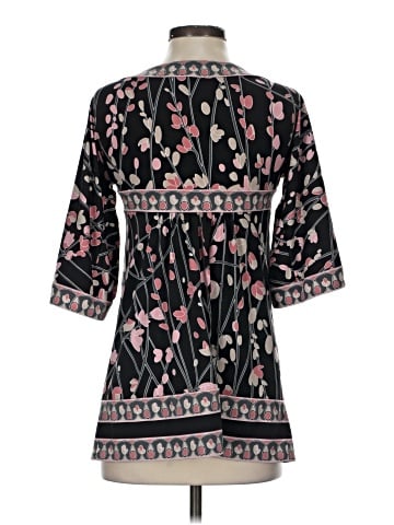 BCBGMAXAZRIA 3/4 Sleeve Blouse (view 2)